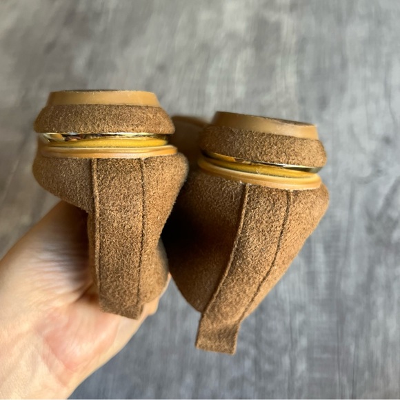 Nicholas Kirkwood Beya Suede Loafers Flats Camel Size 36 - Picture 10 of 10